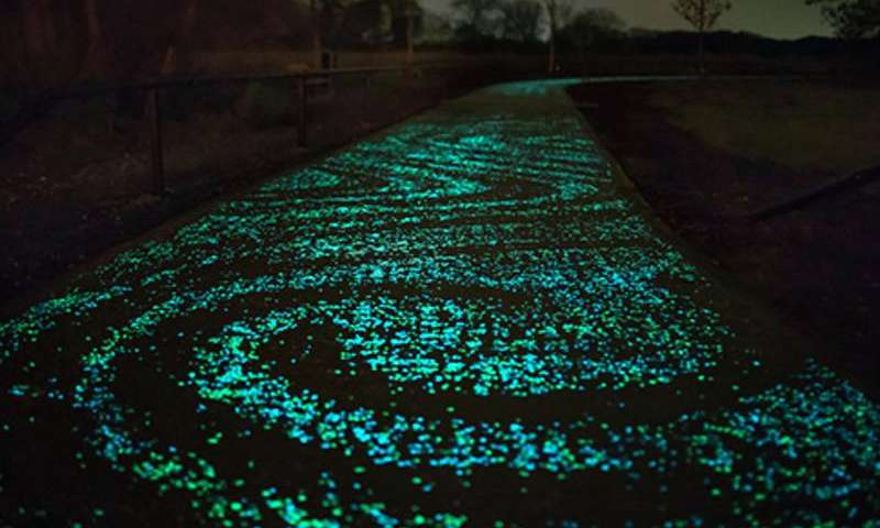 Looking to light highways with light-emitting cement